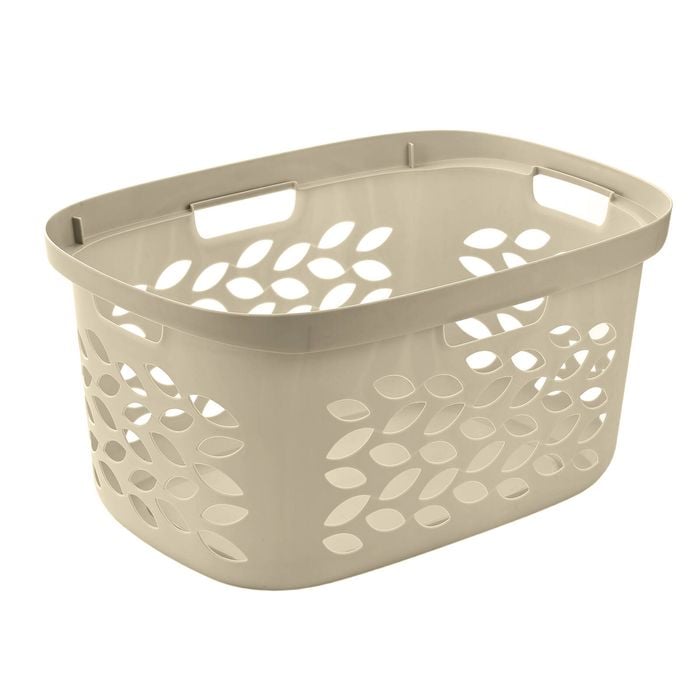 EzyStorage 63L Warm Grey Fleur Laundry Basket