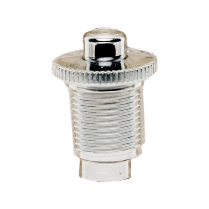 FIX-A-LOO Chrome Cistern Push Button And Flange