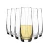 Argon Tableware Corto Stemless Champagne Flutes - 230ml - Clear - Pack of 6