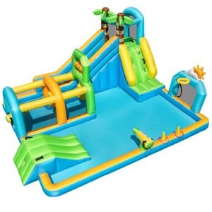 Costway Inflatable Water Slide Waterfall Bounce House Castle NO Blower