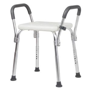 Levede Adjustable Shower Chair Bath Seat with Arms Portable Non Slip Bathroom