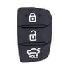 TKW 3 Button Flip Key Replacement Rubber Buttons to suit Hyundai ix35, i20, Elantra, Santa Fe - Various Models