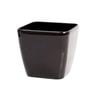 Moda 18cm Black Square Self Watering Plastic Pot