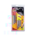 Bondhus 22 Piece Imperial/Metric Long Keys Hex Set 