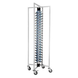 Vogue Mobile Plate Rack 84 Plates - Racking Trolleys (gk978)
