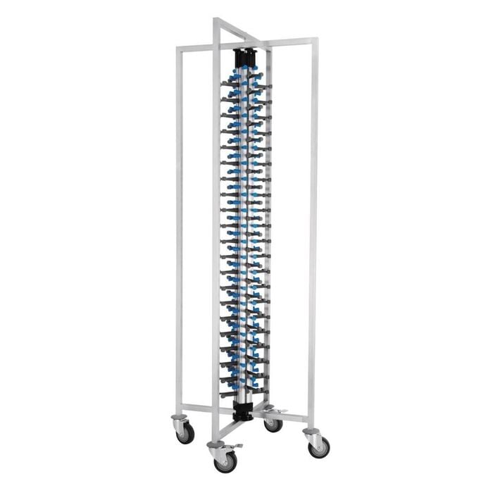 Vogue Mobile Plate Rack 84 Plates - Racking Trolleys (GK978) - Bunnings ...