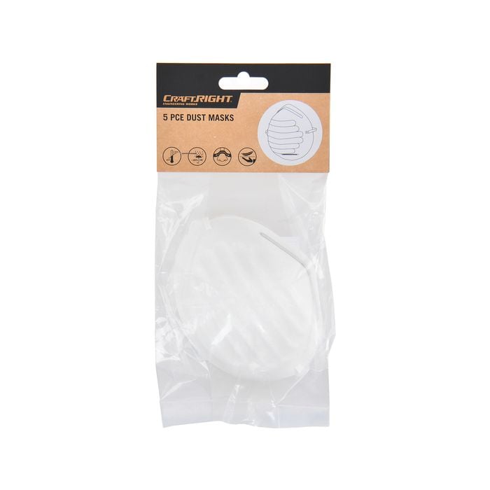 Craftright Dust Masks - 5 Pack
