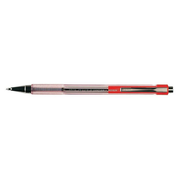 Pilot BP-145 Medium Retractable Ballpoint Pen 12pcs (Red)