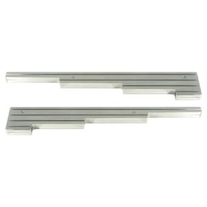 Cal Custom Spark Plug Wire Separators Ball Milled Design Polished Aluminium