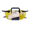 Click 20m Yellow Heavy Duty Extension Lead with Cable Tidy