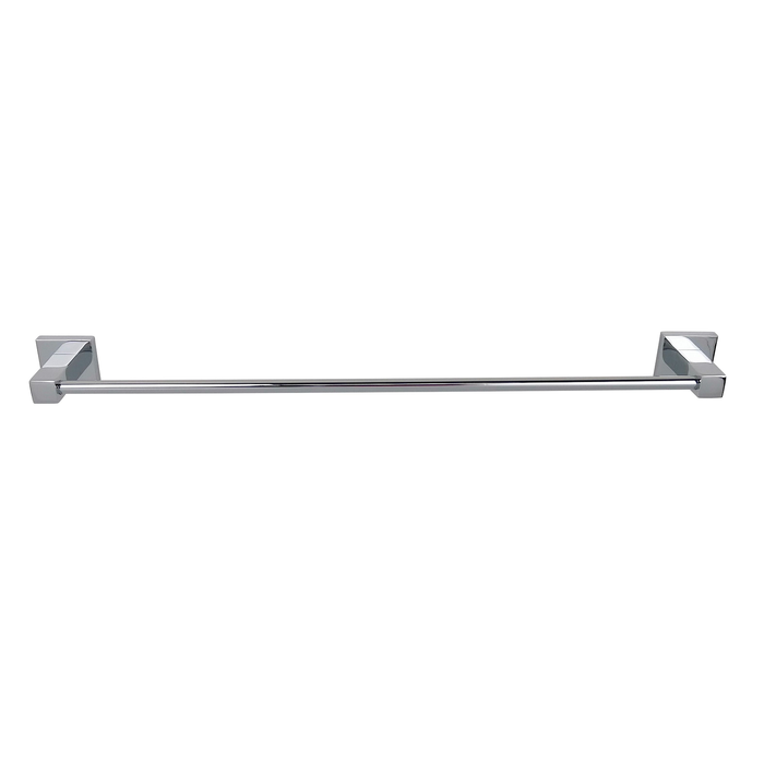 Barelli Piazza 600mm Matte Black Single Towel Rail