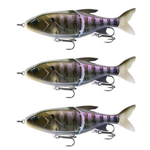 3x 13 Fishing 185mm Glidesdale Jointed Glidebait Fishing Lures - Rusty Bream