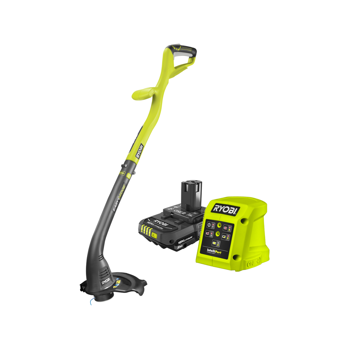 Ryobi 18V ONE 25cm Line Trimmer 2.0Ah Kit R18LTR42 Bunnings New Zealand