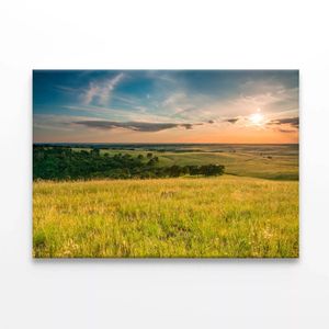 El Dorado Hills with Sunrise  Print 100% Australian Made 75 x 50cm  (Stretched)