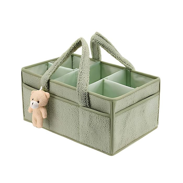 Anysort Mommy Diaper Bag Storage – Rectangular Basket Stackers & Caddies Organizer