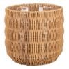 Astin Sinclair 230 x 220mm Natural Poly Rattan Basket Planter Small