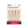 Lane 96mm Matte Brass Half Round Square Handles - Pack of 4