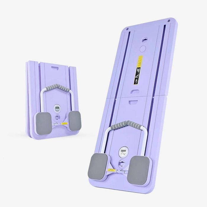 fitnessLAB Purple Pilates Board Reformer - Foldable set for full-body workouts