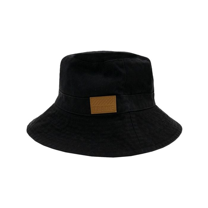 Tradie Black Bucket Hat - One Size