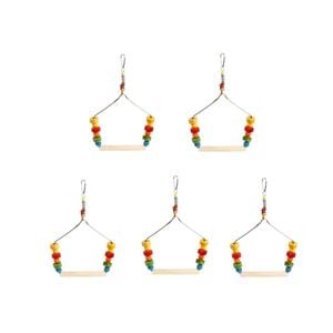 Yes4pets 5x Small Bird Swing 23x15cm