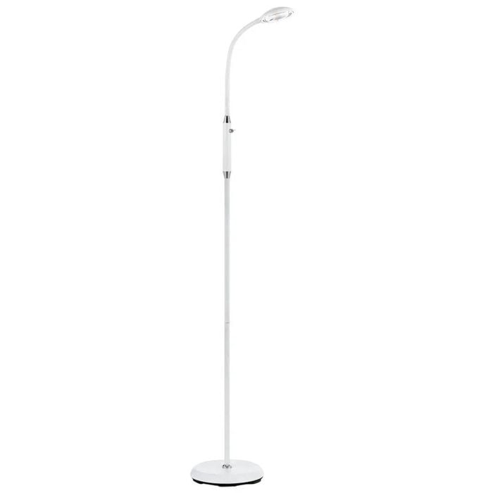 Telbix Tyler Modern Standing Floor Lamp Light Metal White