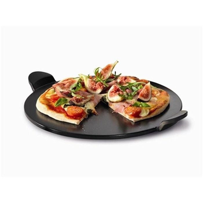 Gourmet Pizza Stone With Handles - 46cm Black Baccarat