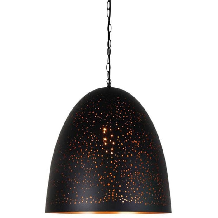 ACIDO Matte Black & Bronze Pendant Light