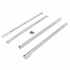 Hafele 450mm White Drawer Roller Runner - Pair 