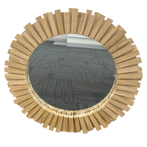 Best World 53cm Self Paint  Paulownia Round Blunt Mirror