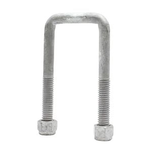 Sunrise U-bolts With Nyloc Nut 1/2" Galvanised - 50mm Square, 115mm - Ub50s115g