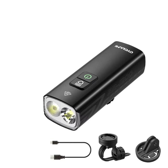 Multi-function Bike Front Light Black
