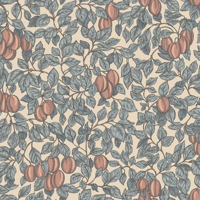 Wallpaper Trader Emrik Wallpaper Roll 10.05m X 53cm, Blue