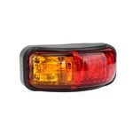 Sunrise LED Side Marker 54 x 24mm M/Volt Red/Amber - SMRA5424