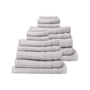 Royal Comfort Eden Towel Set 600GSM Absorbent Sea Holly 16 Piece