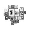 Cooper & Co. Instant Gallery Wall 20 Piece Frame Set Black