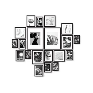 Cooper & Co. Instant Gallery Wall 20 Piece Frame Set Black
