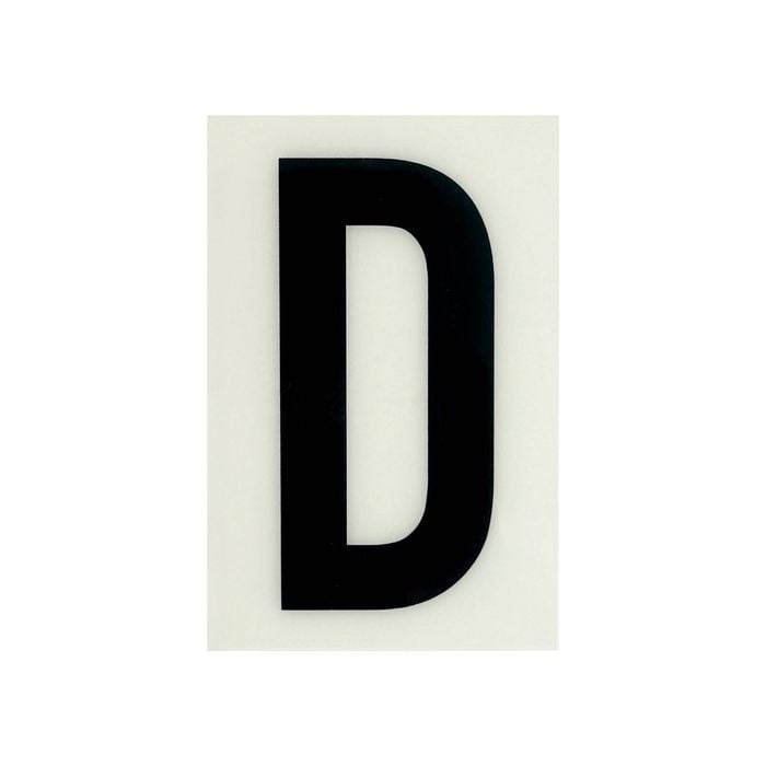 Sandleford 85mm White Self Adhesive House Letter D
