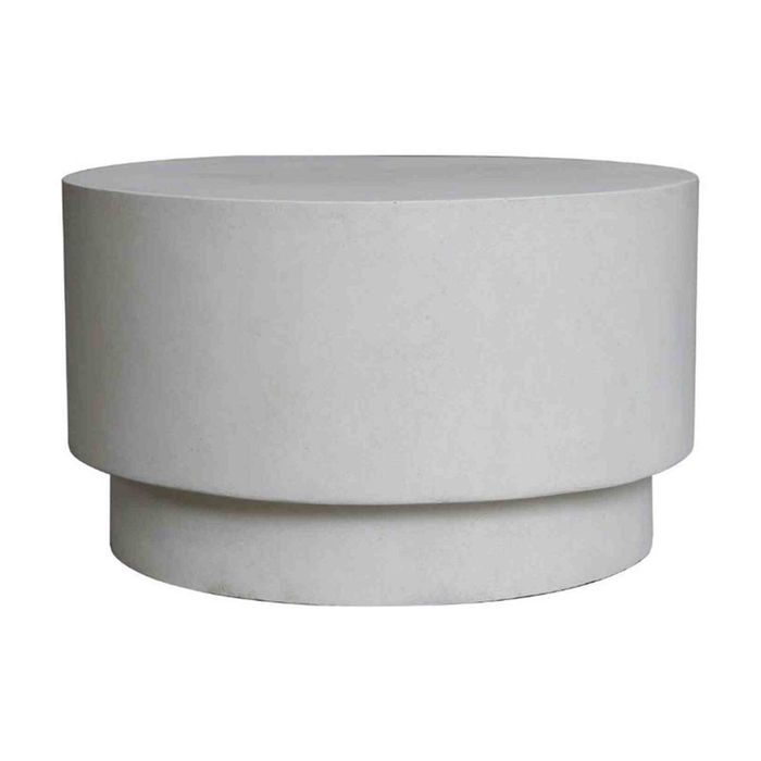 Modern Furniture ROCCO Indoor & Outdoor Coffee Table 60cm - White Concrete