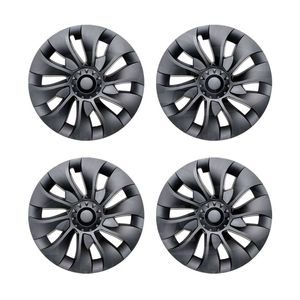 Tesla Model 3 Wheel Protector Cover Caps 18 Inch Rim Hubcap Hub Cap Matt Black Set of 4