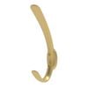 Mode Single Brushed Brass Hat And Coat Hook