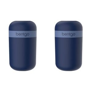 2PK Bentgo Dual-Sealing Lightweight Snack Cup Food Container 590ml Navy