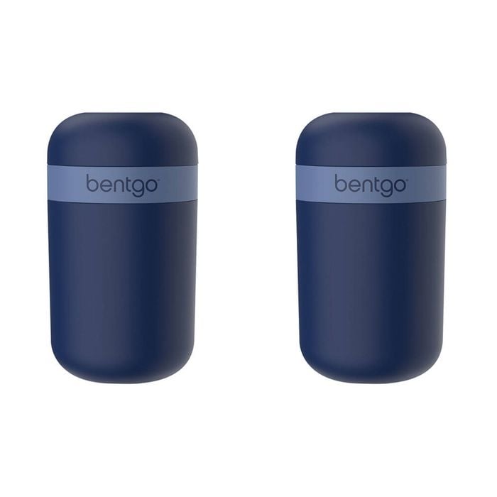 2PK Bentgo Dual-Sealing Lightweight Snack Cup Food Container 590ml Navy