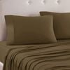 Art Terrace Microfiber Sheet Set King 33cm Wall Brown
