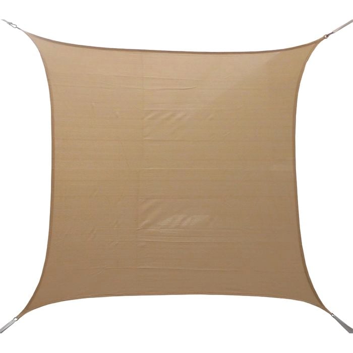 Marquee 3 x 3m Beige Square Shade Sail - Beige
