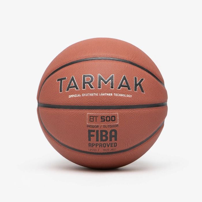 Decathlon - Size 6 Fiba Basketball Bt500 Touch - Orange - No Size