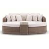 Noosa Outdoor Modular 4 Piece Daybed In Half Round Wicker