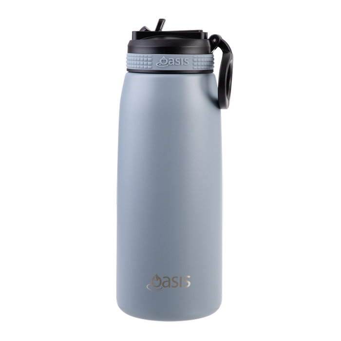 Oasis 780ml Stainless Steel Insulated Sports Drink Bottle - Hazy Blue