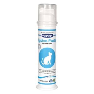 Vetsense Lysine Paste Nutritional Supplement for Cats & Kittens 100ml