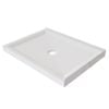 Stein 1200 x 900mm White 2-Sided Left Hand Rectangle Shower Tray 