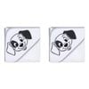 2PK Disney Dogs Print Hooded Towel Baby Nursery Decor